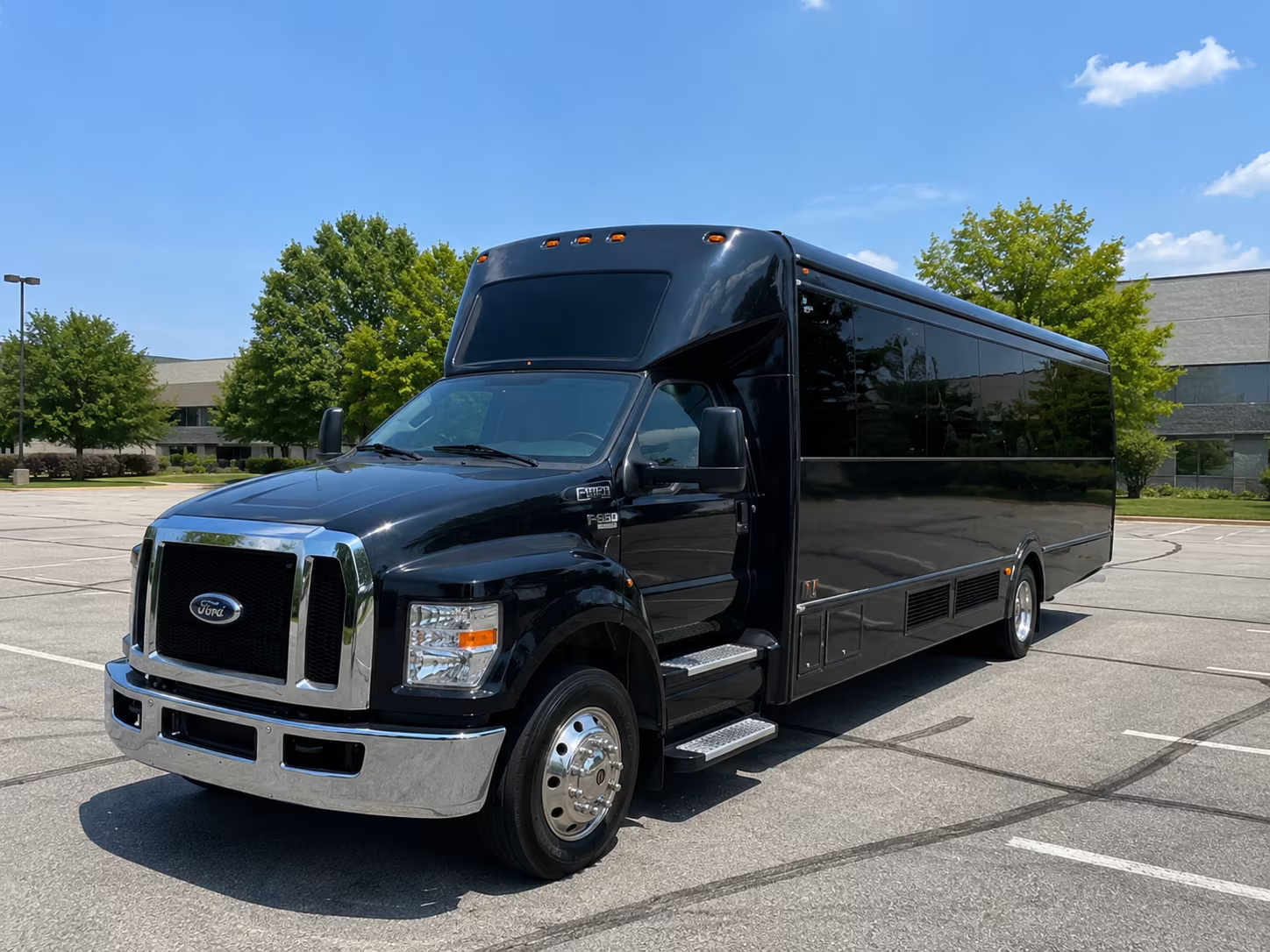 evening event buses for conference receptions around santa fe