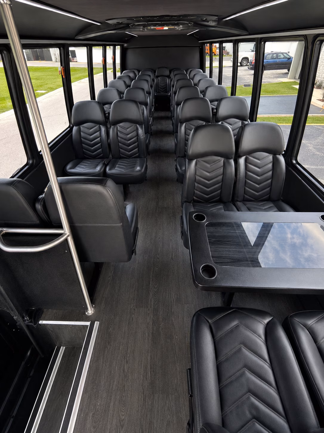 santa fe 18 passenger minibus interior
