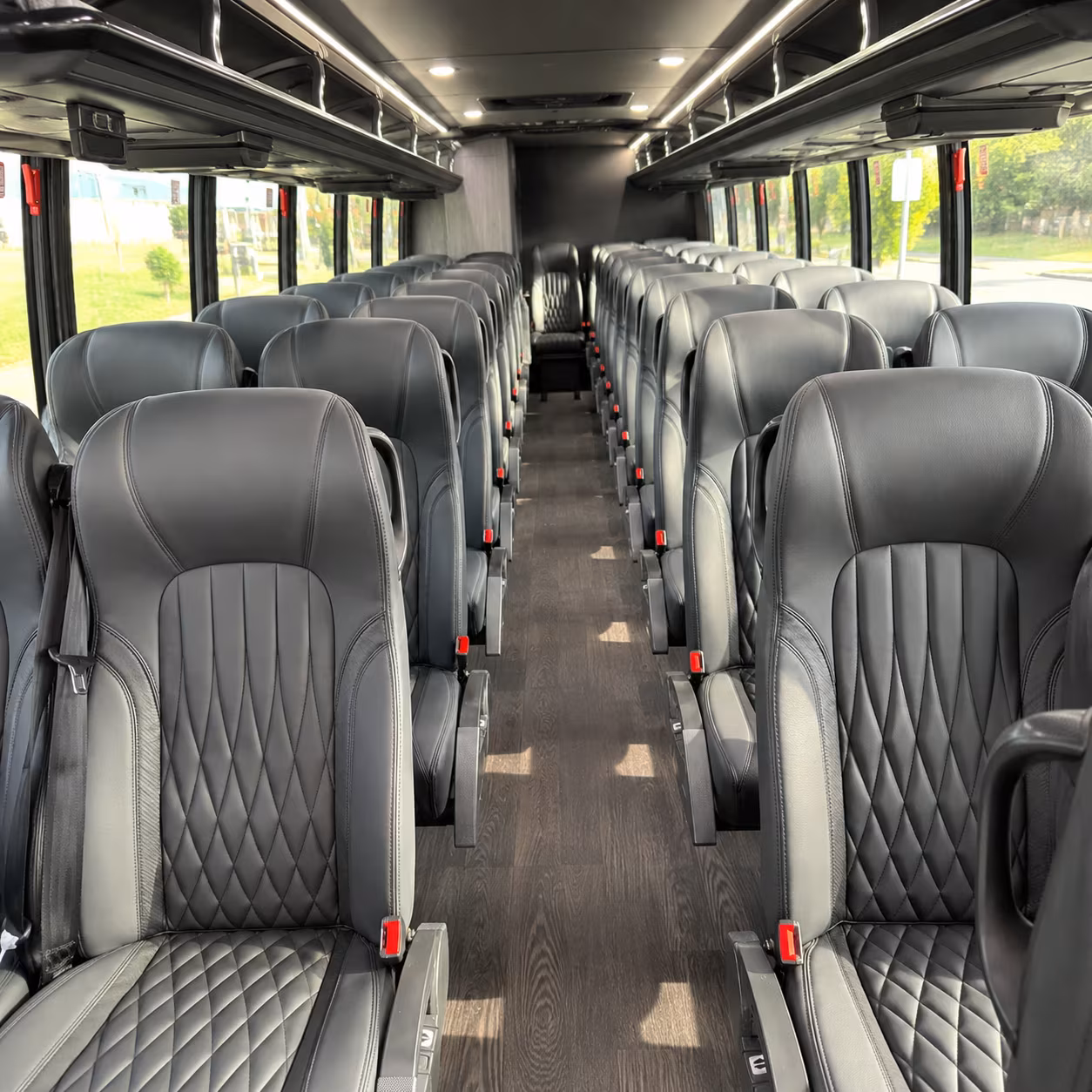santa fe 28 passenger minibus interior