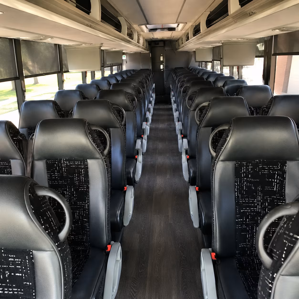 santa fe charter bus inside