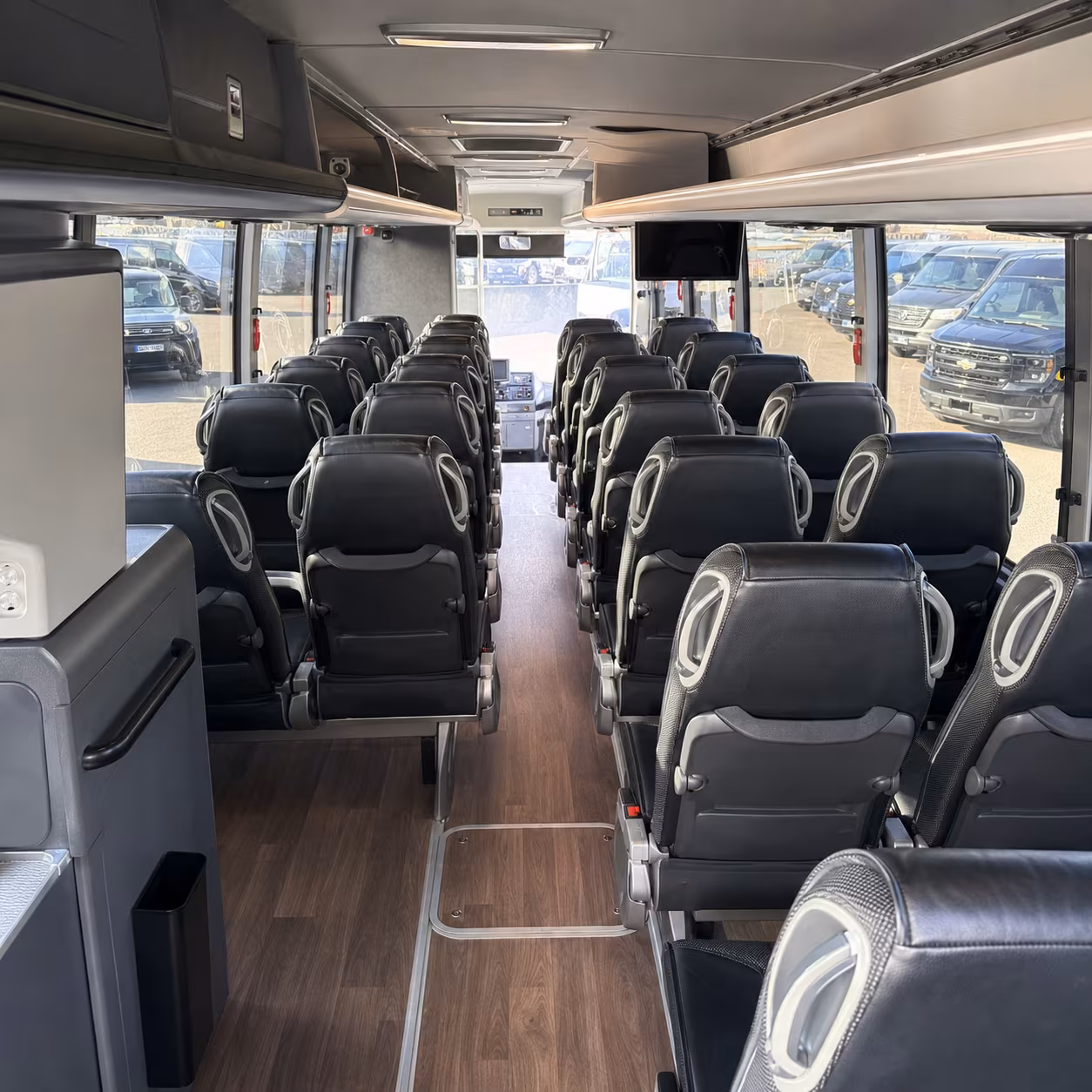 santa fe concert charter bus rental