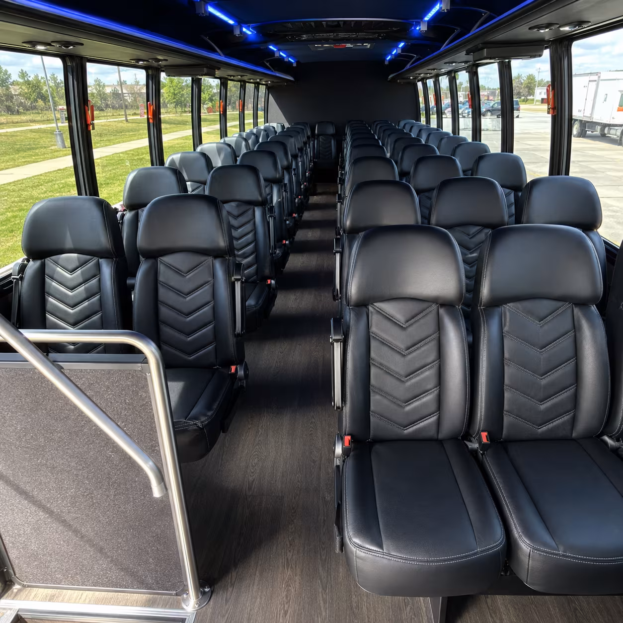 santa fe corporate transportation onboard seating