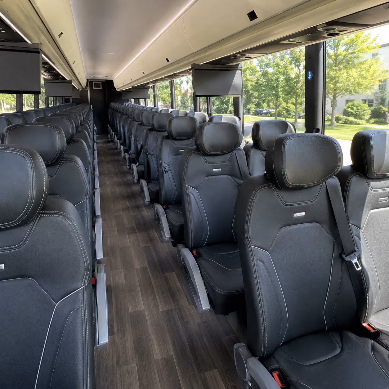 santa fe long distance charter bus rental