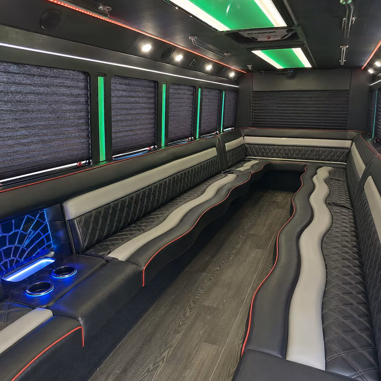 santa fe new years eve party bus rental