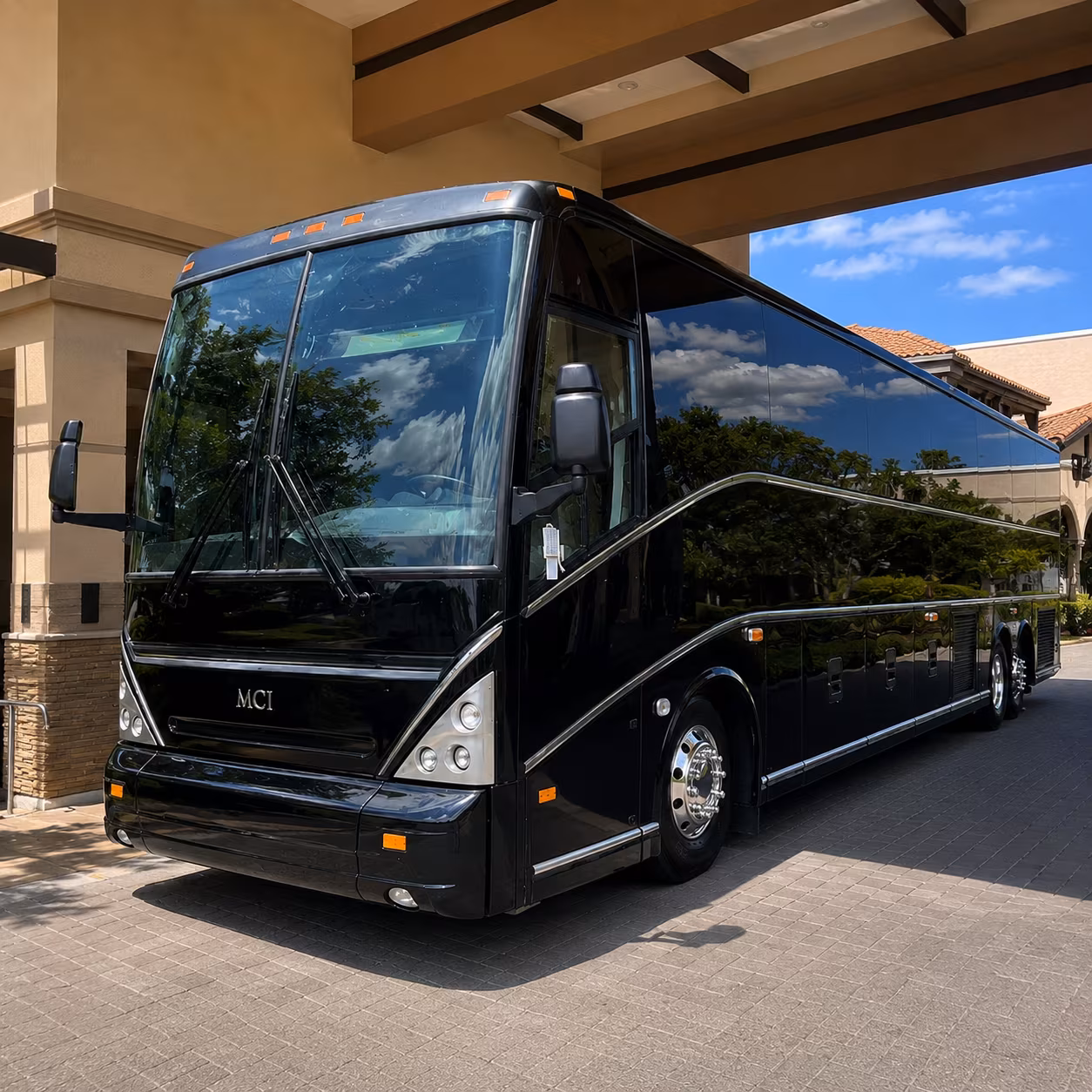 santa fe private event charter bus rental