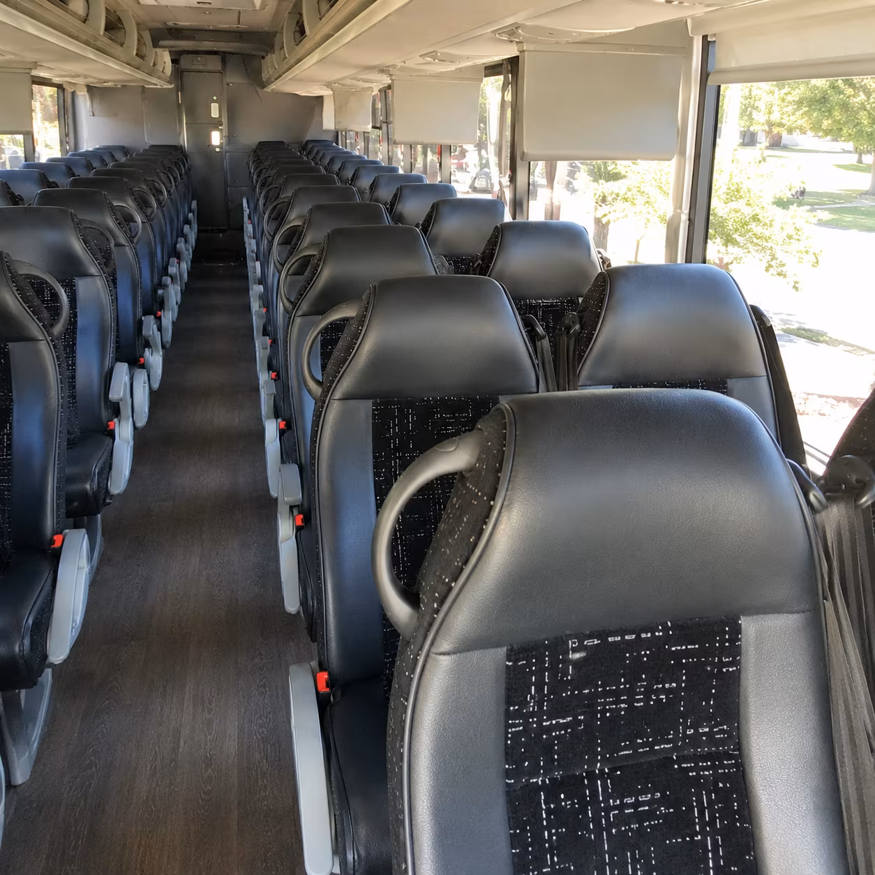 santa fe sporting event transportation onboard seating