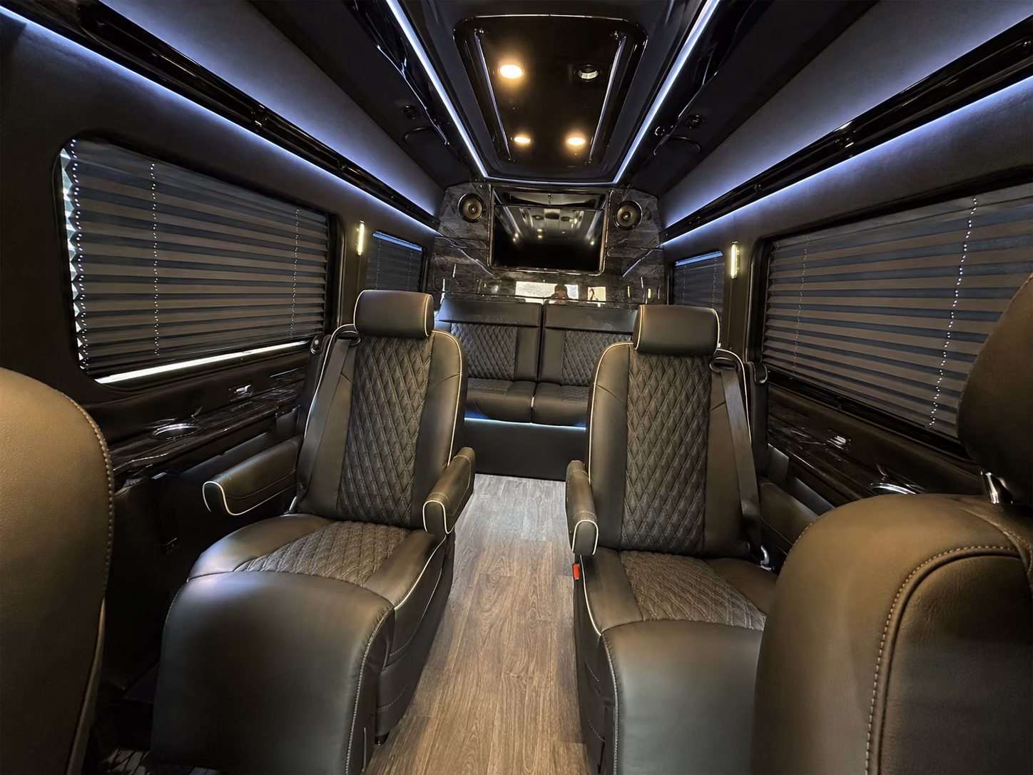 santa fe sprinter van with driver interior