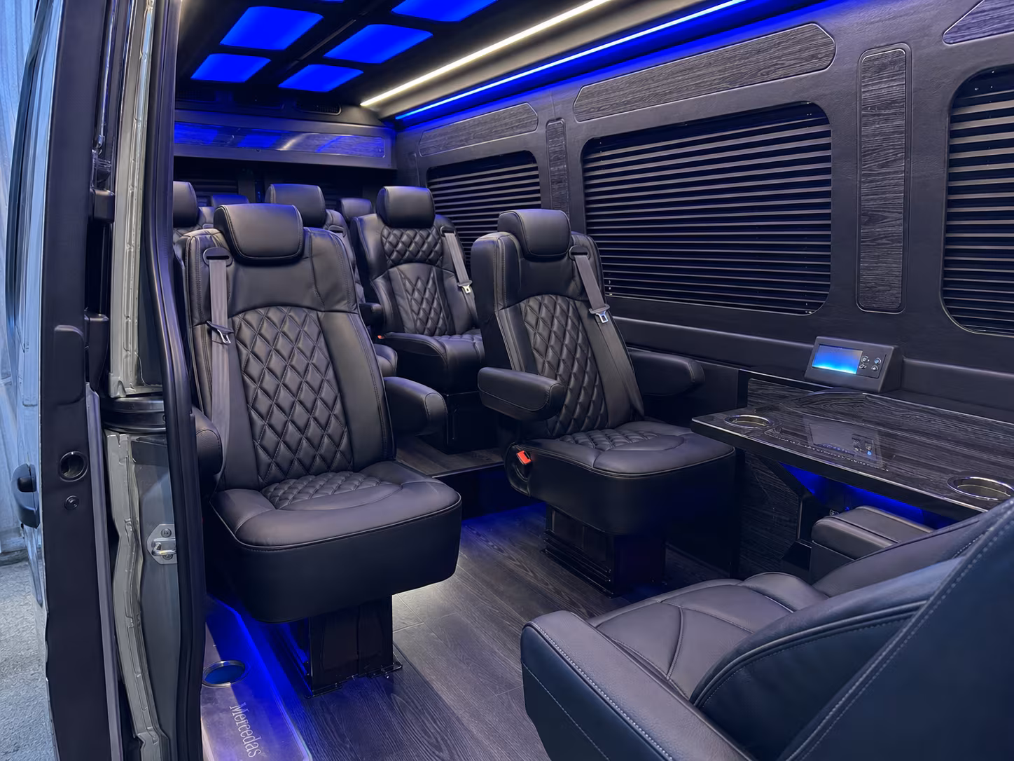 sprinter van transportation for groups and events across santa fe